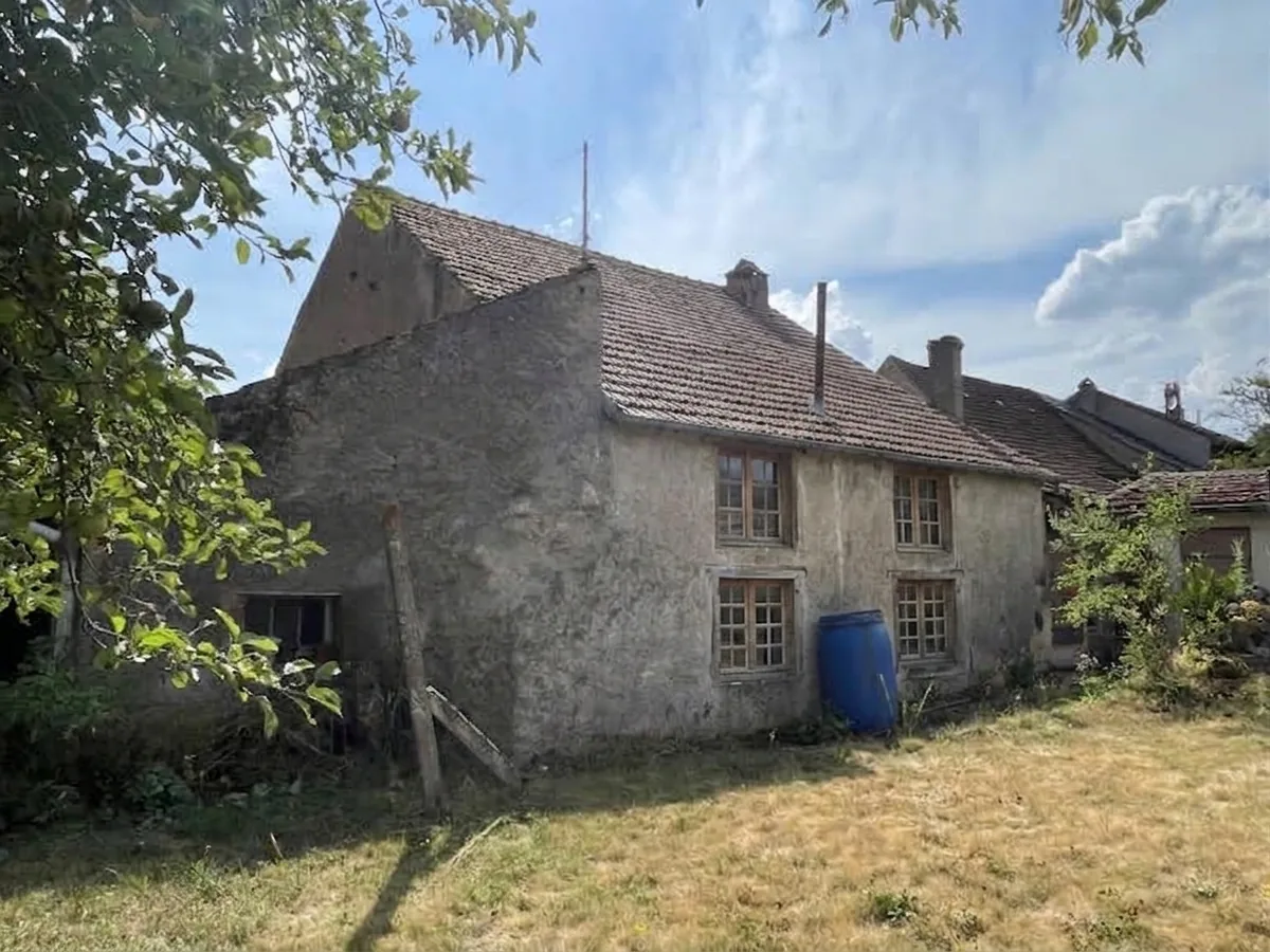 Façade jardin avant travaux — La maison à la porte cochère, Hartzviller