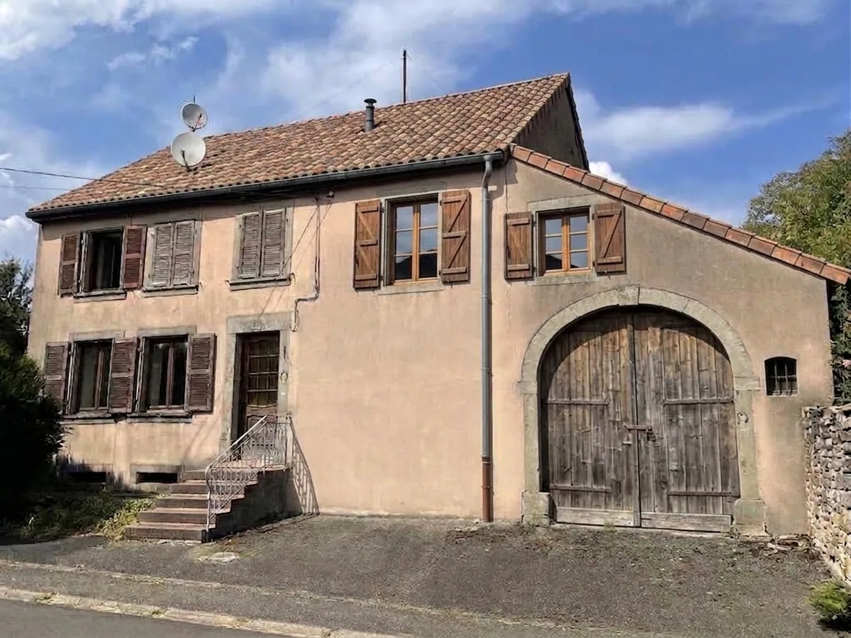 Façade sur rue avant travaux — La maison à la porte cochère, Hartzviller